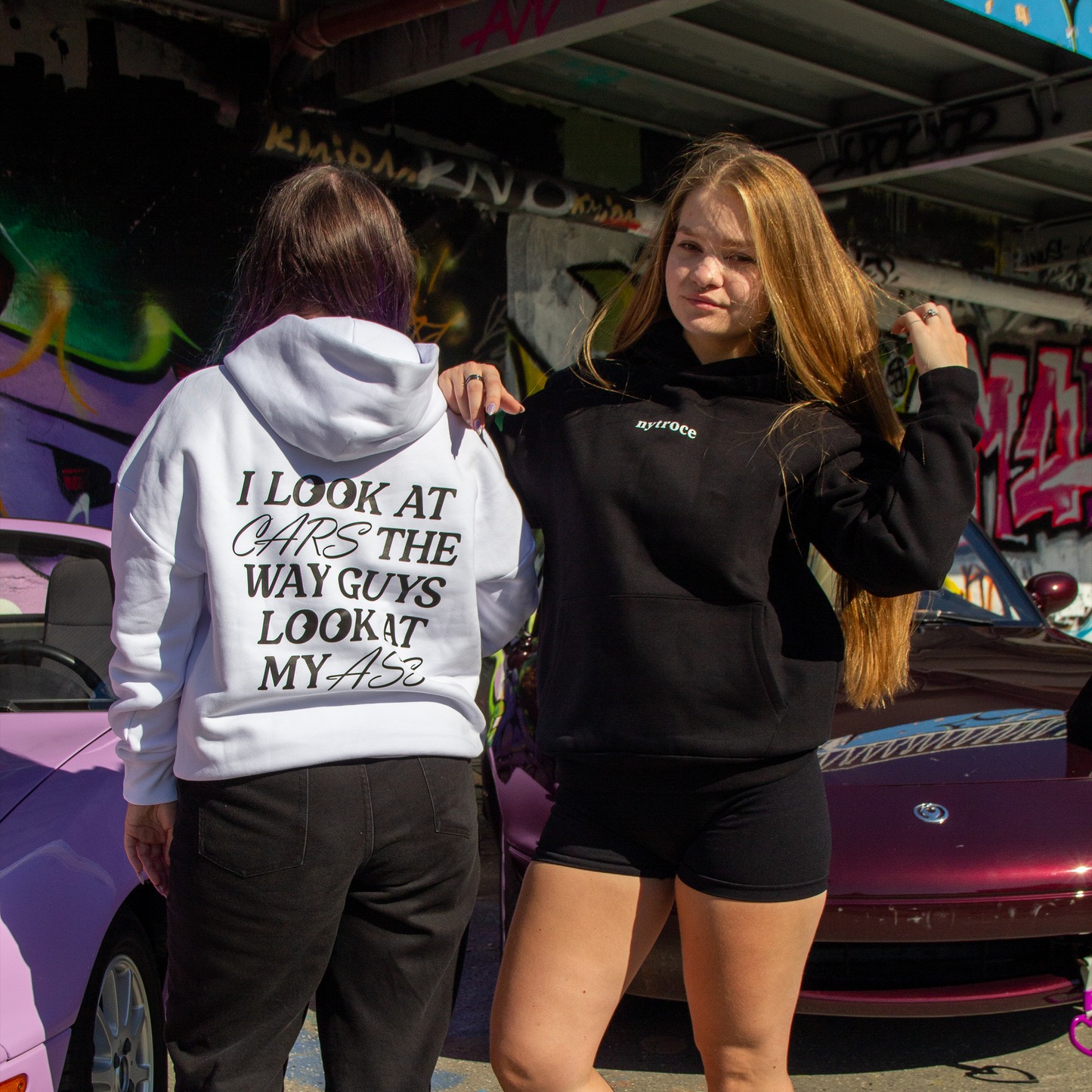 i look at cars the ways guys look at my ass - mikina